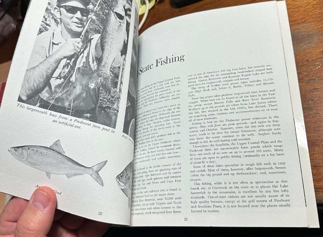 Fishing in North Carolina – Dept of Natural Resources – Pictures, 28 pages