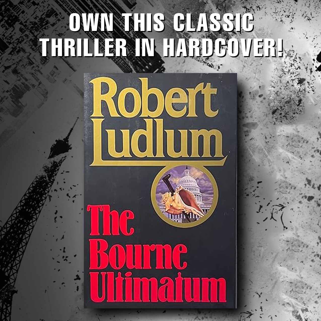 The Bourne Ultimatum Robert Ludlum Hardcover 1990 Random House Thriller