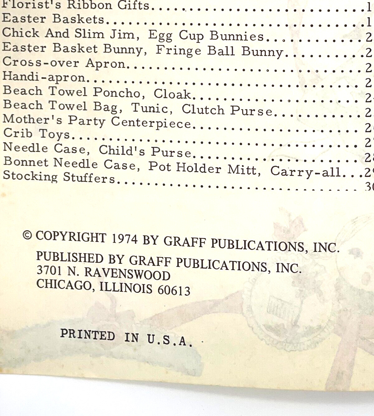 Bazaar Specialties Easy to Make Crafts by KAP Vintage 1974- 31 pages See Video