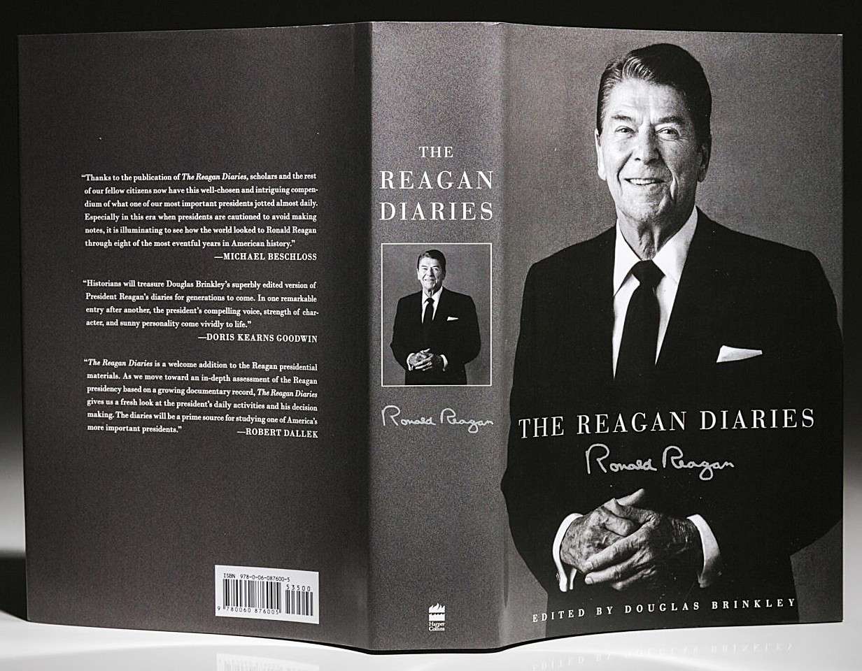 The Reagan Diaries ~ Ronald Reagan & Douglas Brinkley-SUPERB Hardcover Free Ship