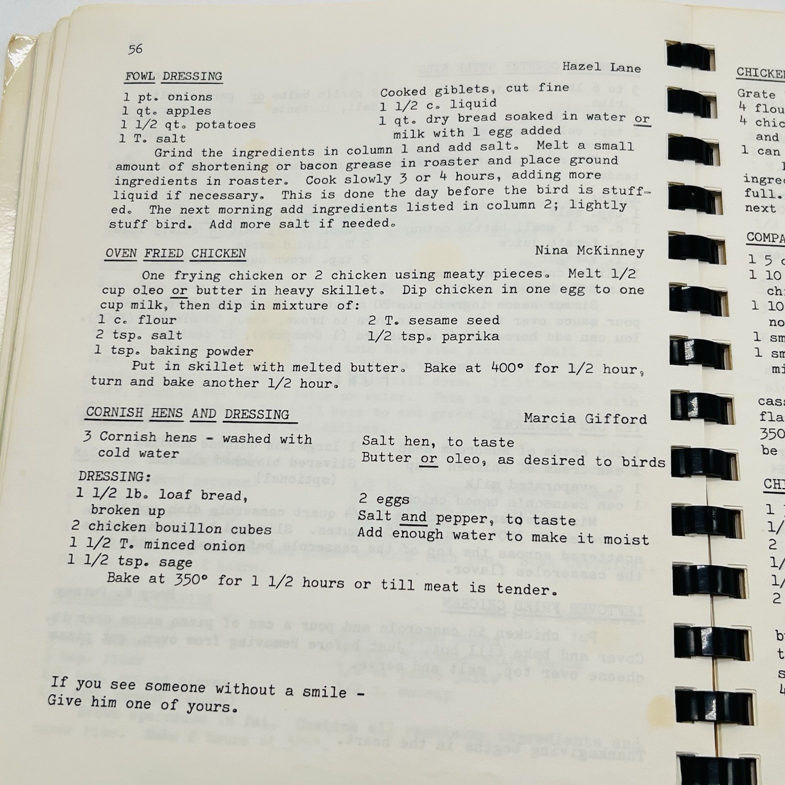 American Legion Auxiliary Cookbook Favorite Recipes 1978 Spiral Bound 158 Pages