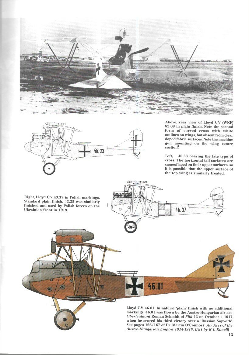 Windsock International V6 N1 Sikorsky G-3 Lloyd C.V Albatros French Breguet