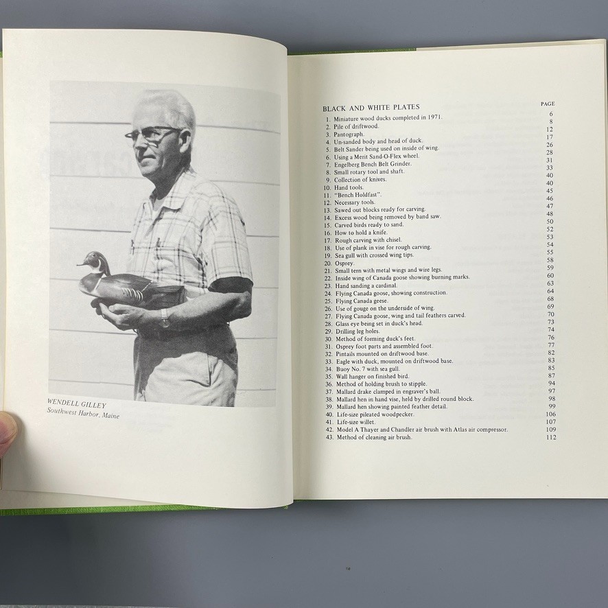The Art of Bird Carving by Wendell Gilley – Hillcrest 1972 – HC/DJ