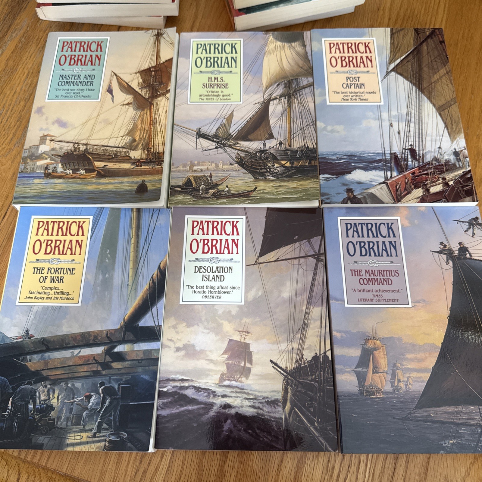 Patrick O’Brian AUBREY-MATURIN Complete Series Lot of 20 #1-20 Set PB Books VG