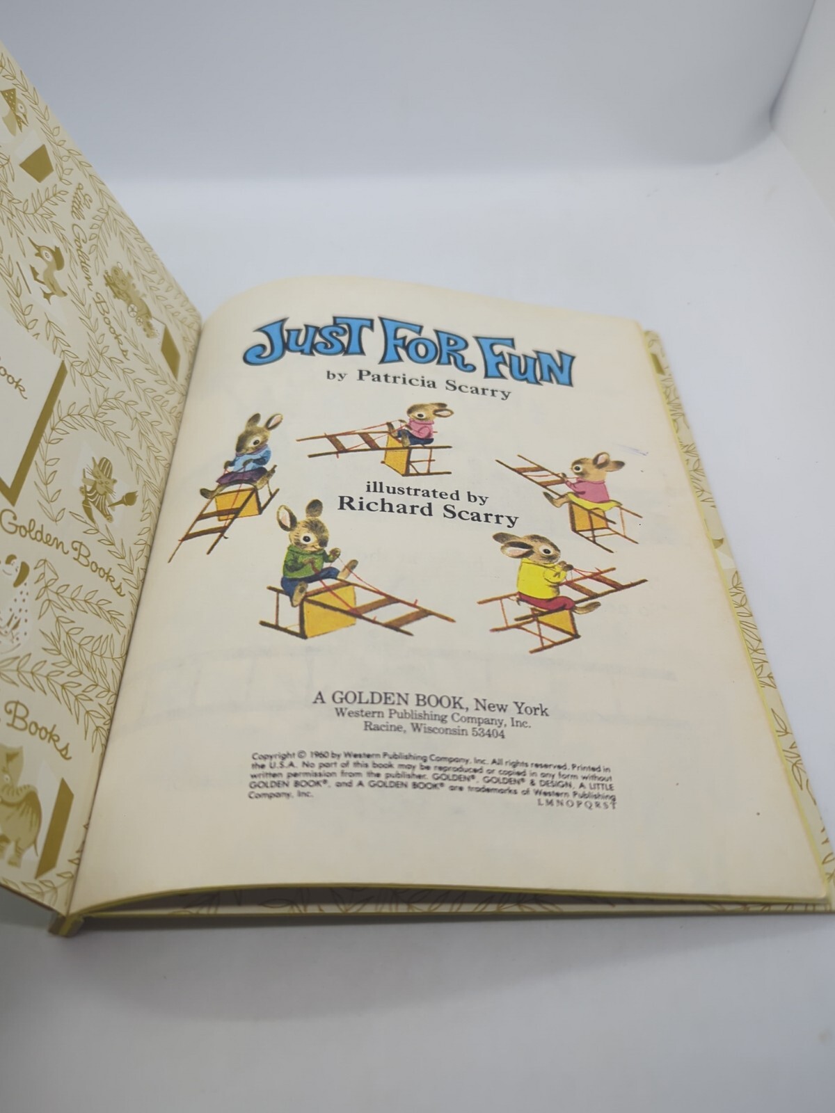 Little Golden Book Ser Richard Scarry’s Just for Fun by Patricia Scarry 1960