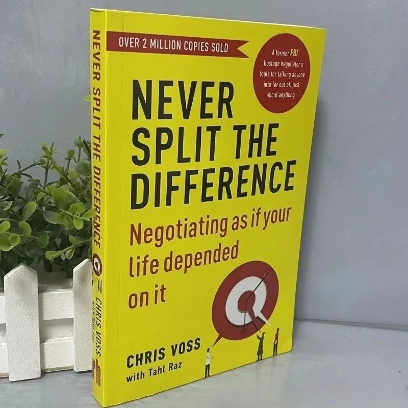 Never Split The Difference By Chris Voss Books In English Free Shipping