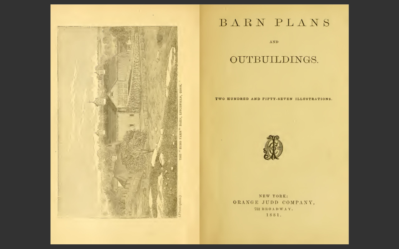 Barn Plans and Outbuildings: 257 Illustrations (1881 Edition) PDF E-Book CD-ROM