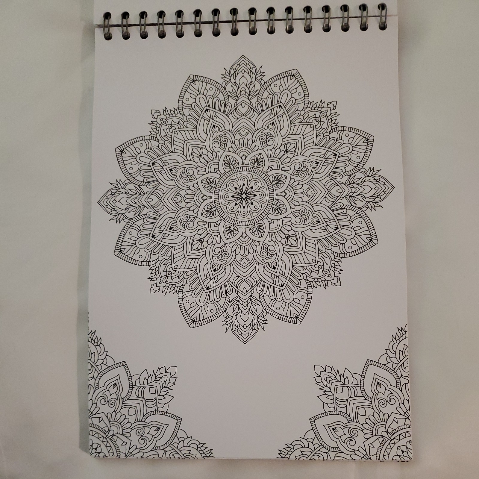 Colorya Mandalas Spiral Adult Coloring Book – 30 Pages