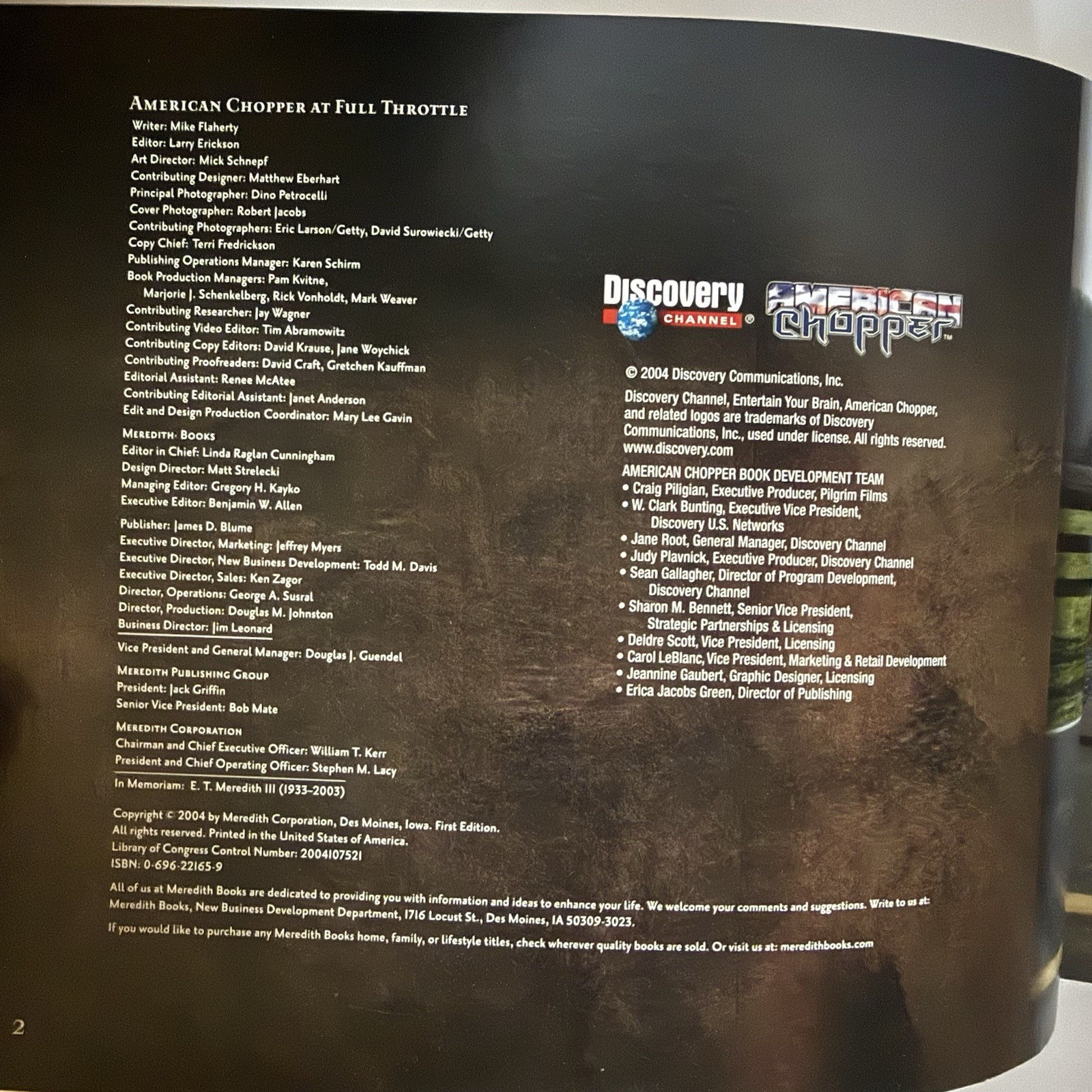Motorcycle Book American Chopper At Full Throttle by Mike Flaherty