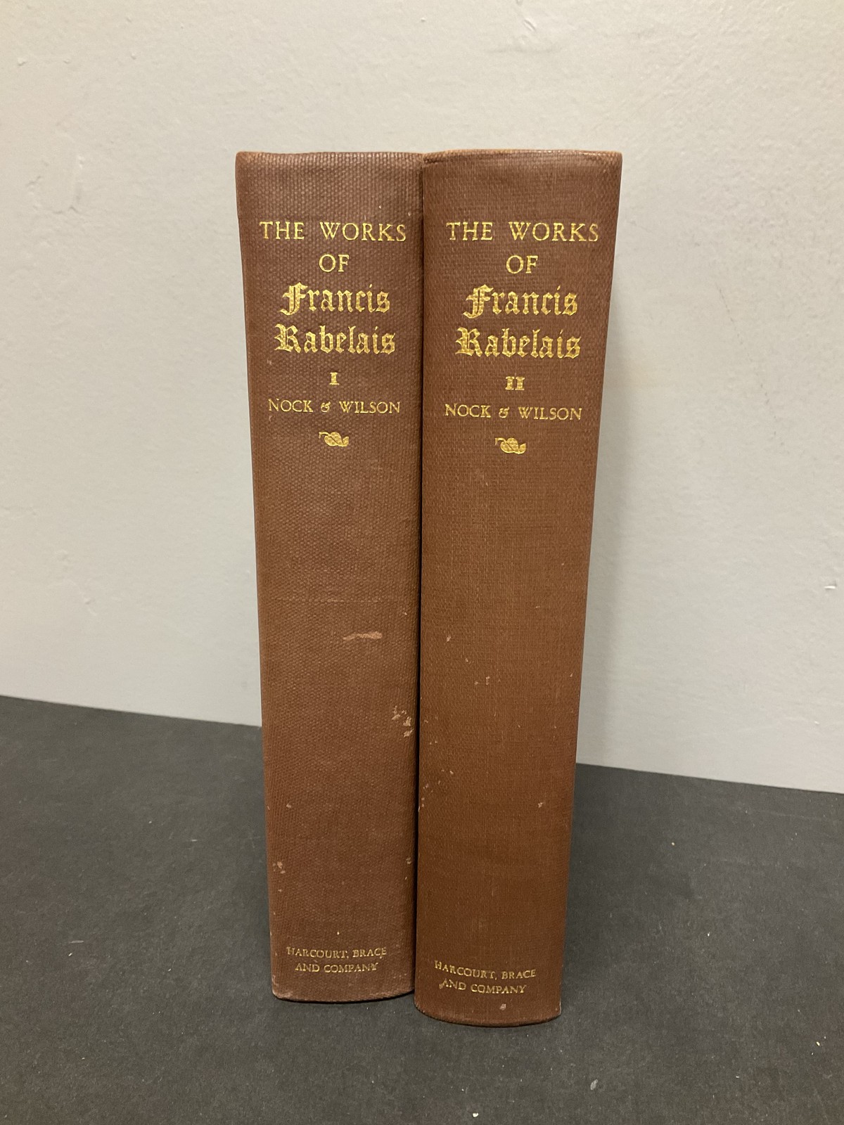 The Works of Francis Rabelais 2 Volume Set 1931 1st Ed Harcourt Brace