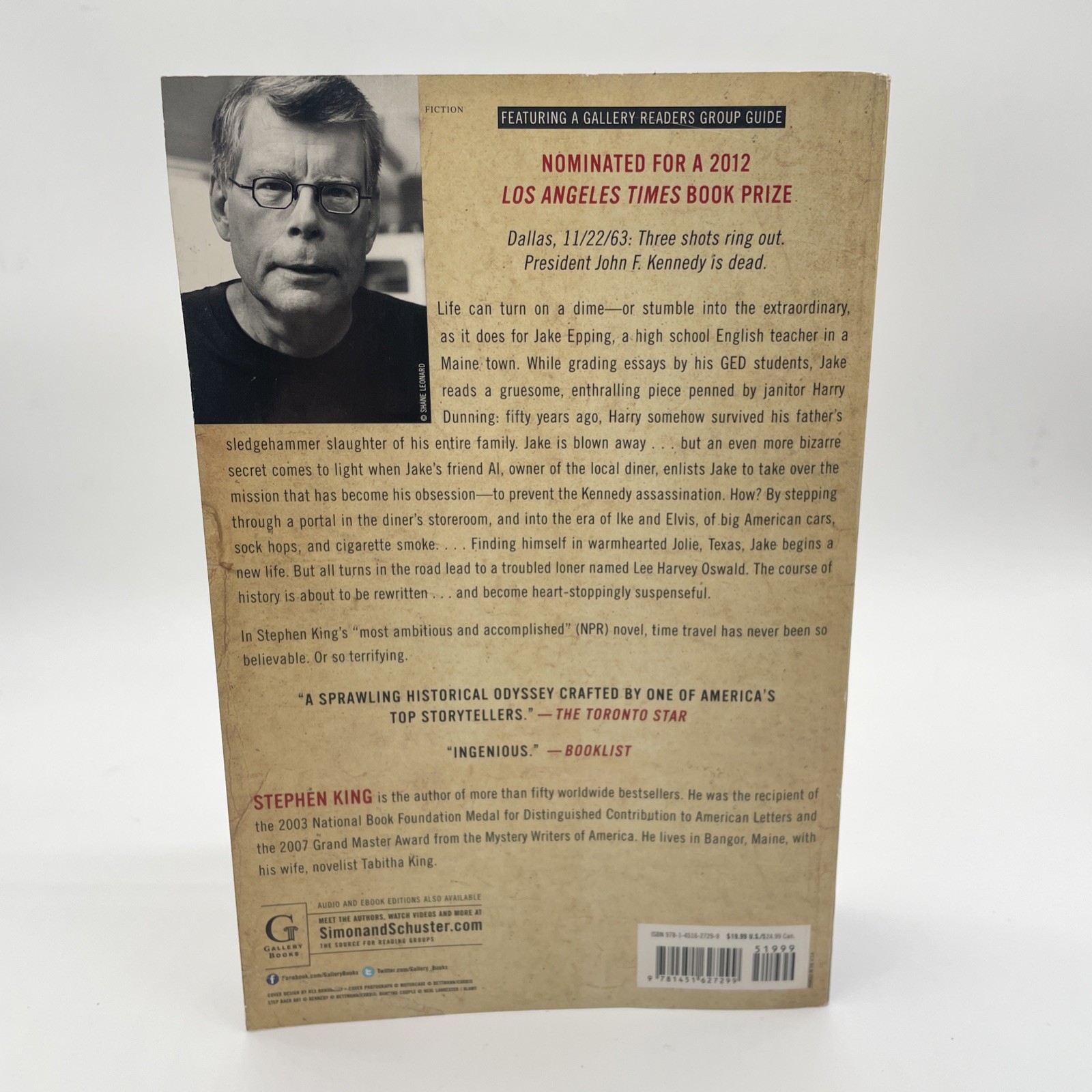 11/22/63: JFK Slain in Dallas LBJ Takes Oath by Stephen King Paperback