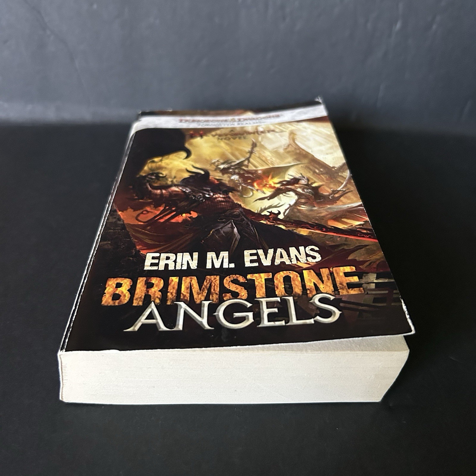 Brimstone Angels by Erin M. Evans Forgotten Realms D&D Neverwinter MMPB Rare
