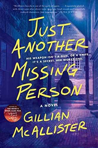 Just Another Missing Person: A – Hardcover, by McAllister Gillian – Very Good g