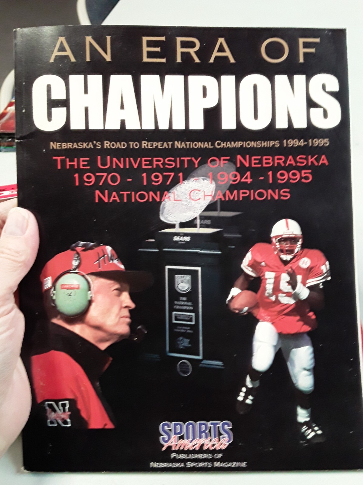 Nebraska Cornhusker 1994-1995 Football Natl Champs 5 books VG 240321