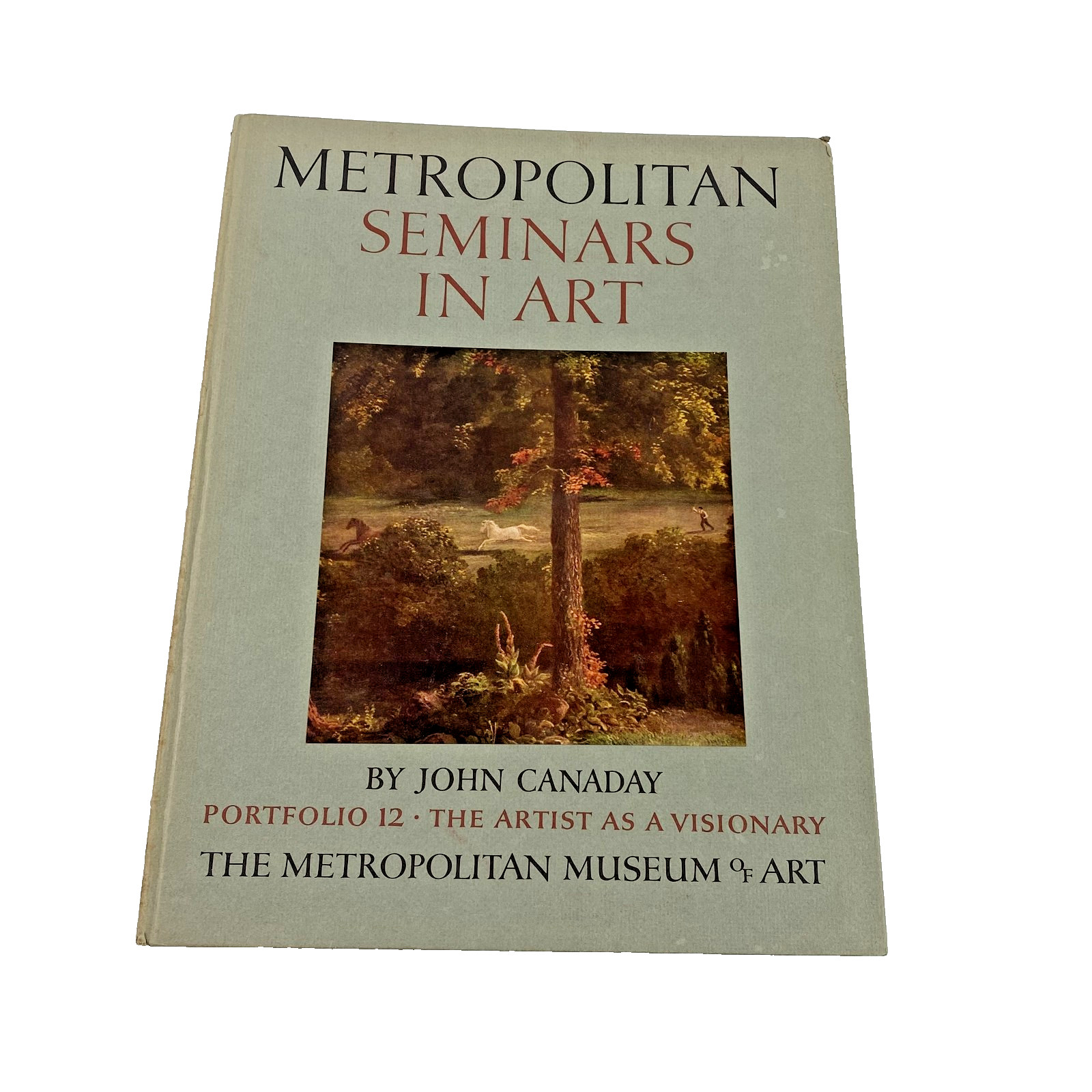 Vintage Metropolitan Seminars in Art John Canaday Portfolio 12 Visionary Hardcov
