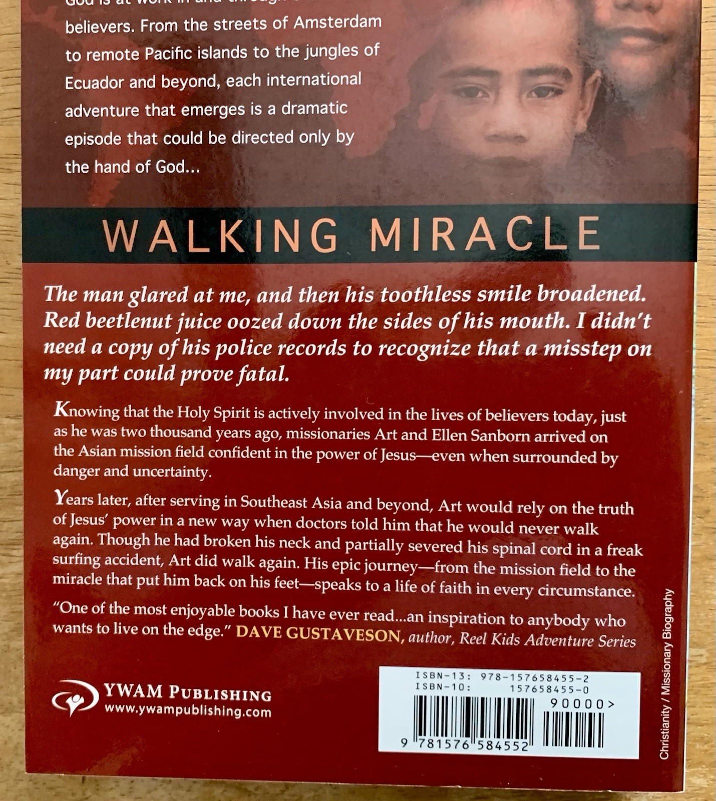 Lot Of 4 YWAM books: Against Odds, Walking Miracle, Torches of Joy, Bird on Head