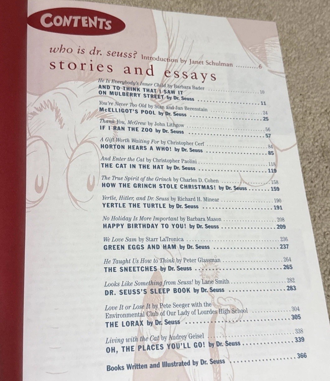 Dr. Seuss Your Favorite Seuss 1st Edition Hardcover 13 Classic Stories Book