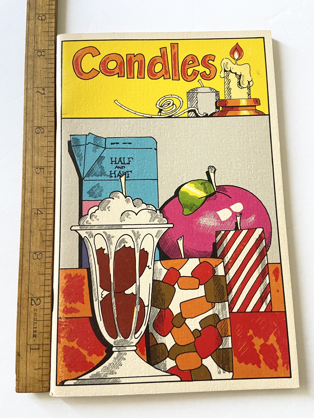 Vintage Paperback Candles 1973 By Potpourri Press Gladys McConnell