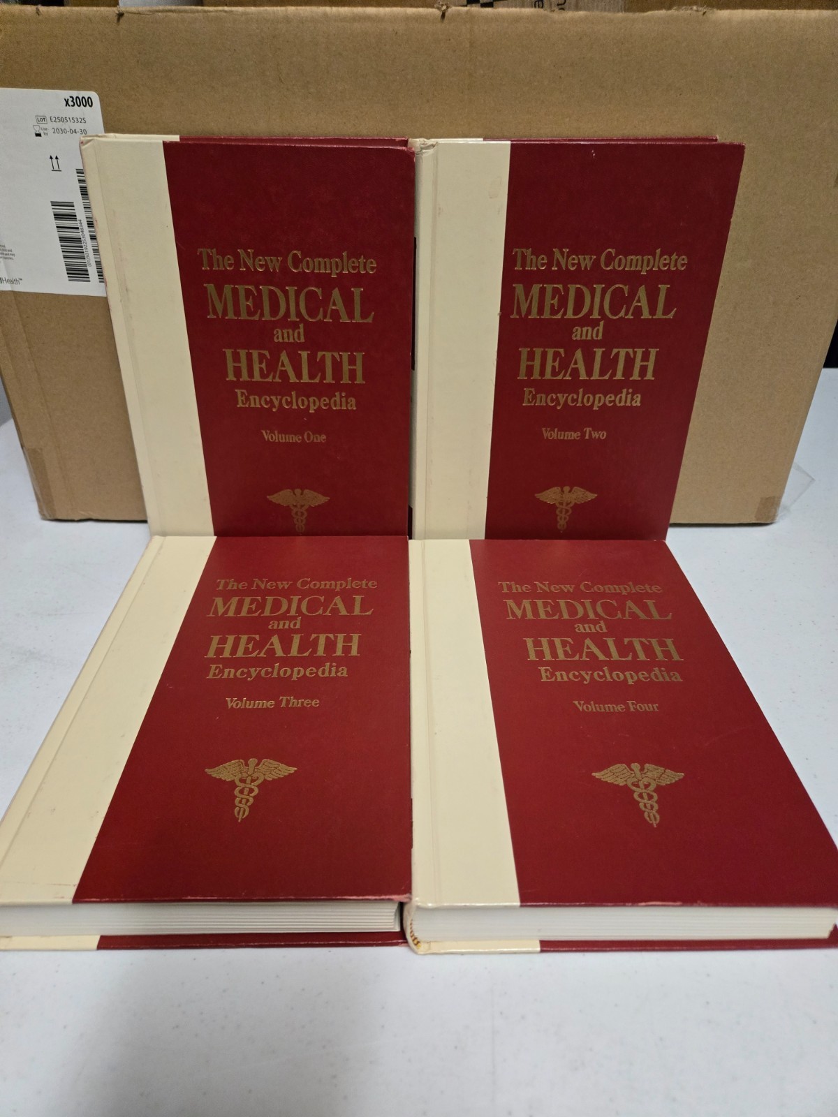 The New Complete Medical and Health Encyclopedia 4 Volume Set Doubleday Ferguson