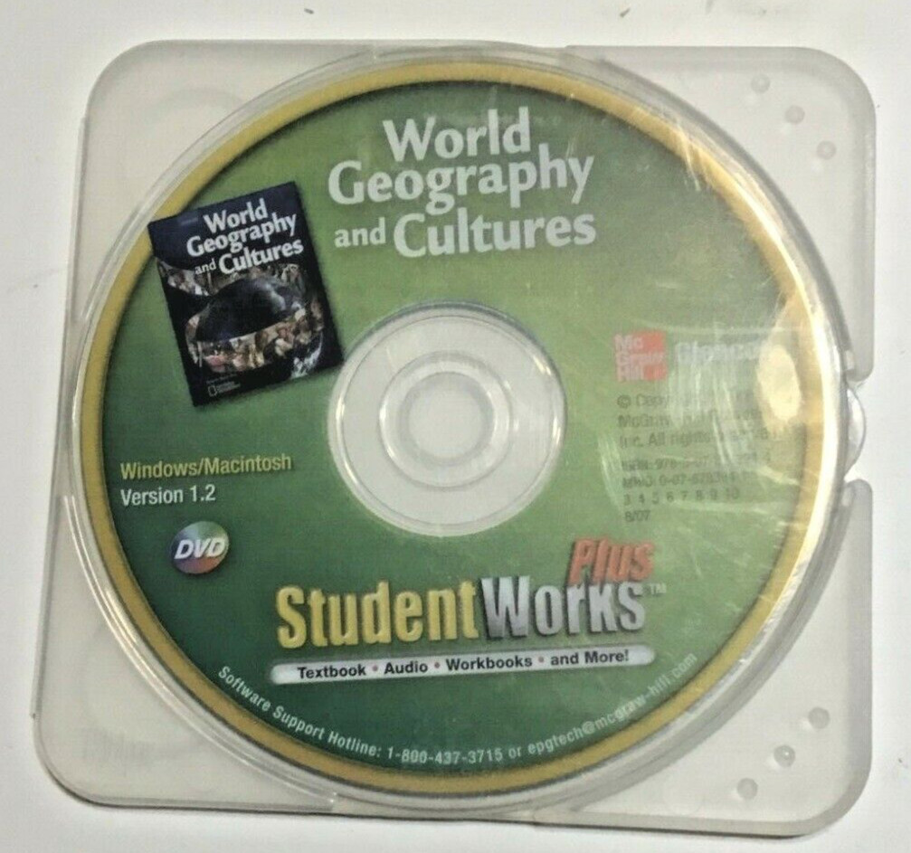 World Geography and Cultures, Studentworks & TeacherWorks Plus DVD’S 2007