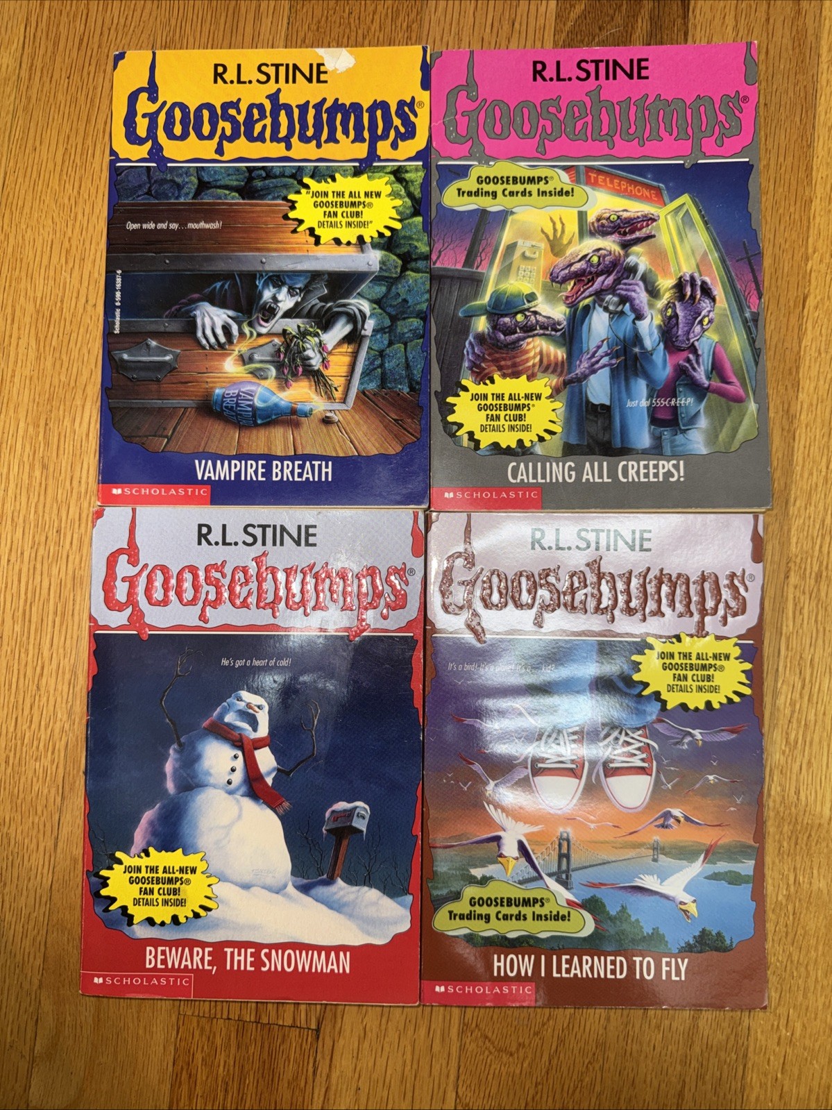 Lot Of 60 Goosebumps Children’s Books R L Stine Horror Thriller Scholastic 1-60
