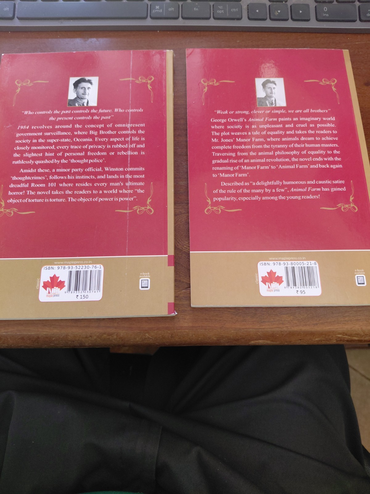 1984 & Animal Farm (Set of 2 Books) by George Orwell