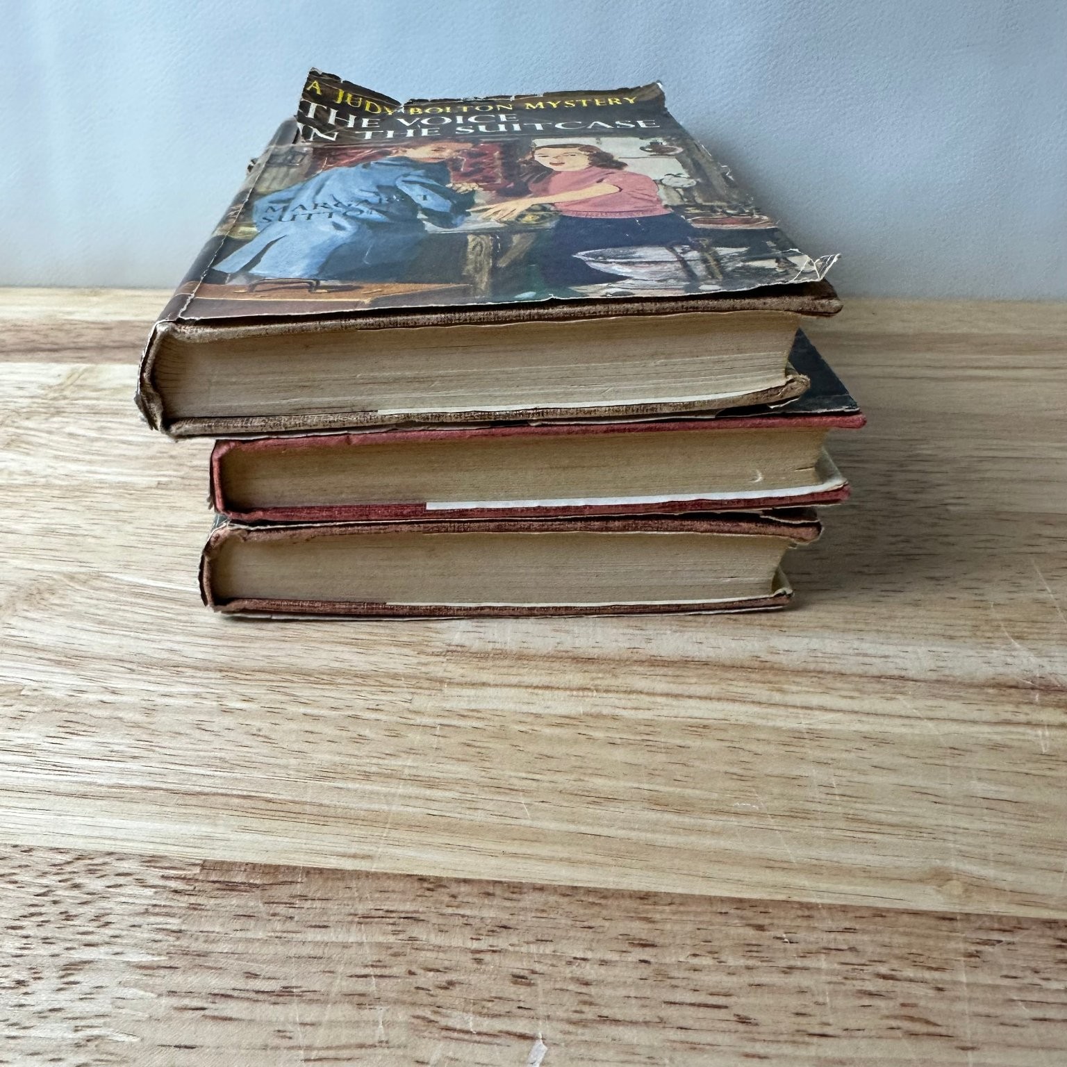 Lot of 3 Judy Bolton Mystery Books Margaret Sutton 1932-1954 Grosset Dunlap