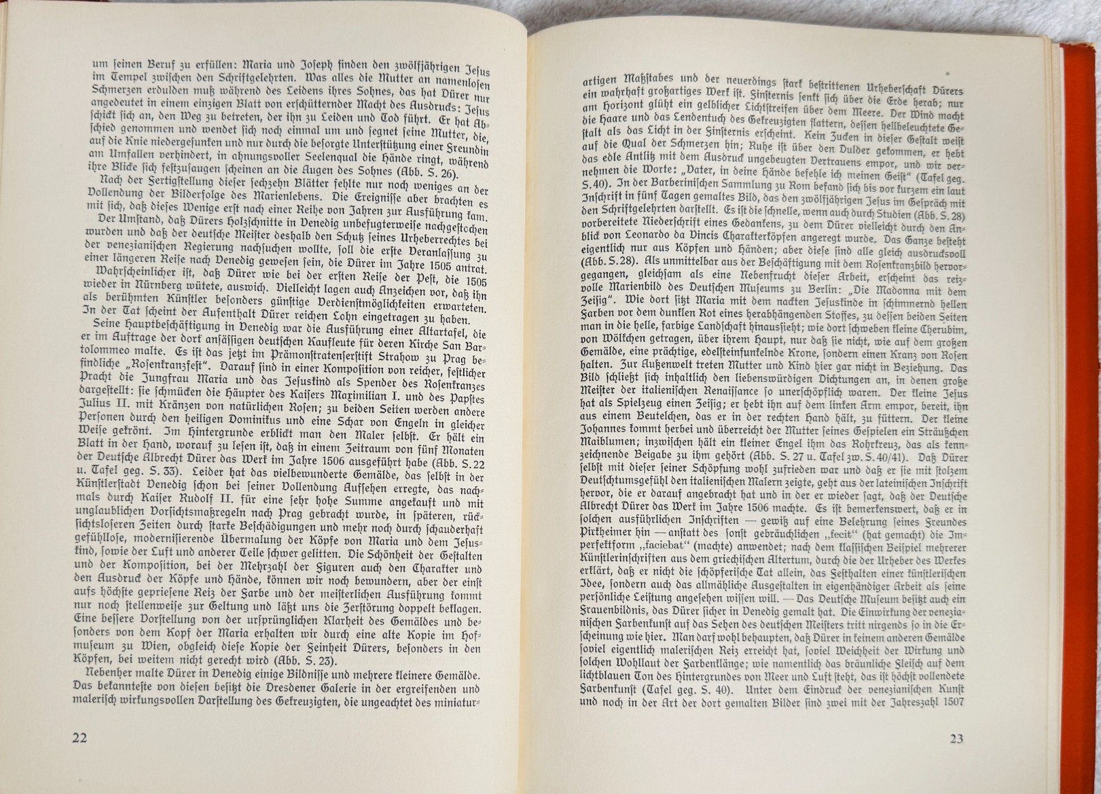 MONOGRAPHS ON ARTISTS -Book 5: DURER by Herman Knackfuss (1938 GERMAN printing)