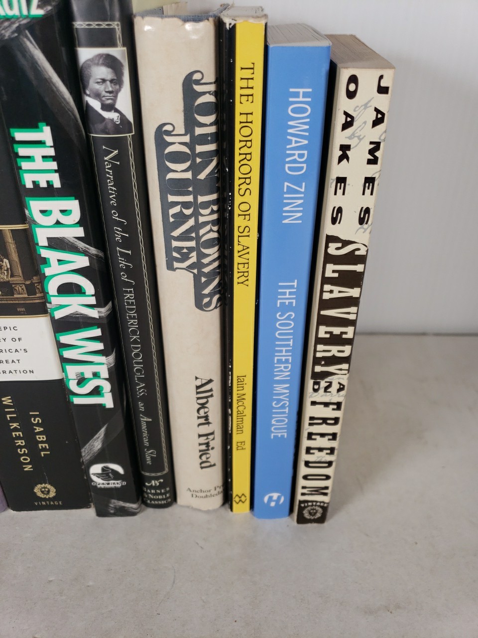 Black American History (8 Book Lot) Slavery, John Brown, Migrating West, Novel