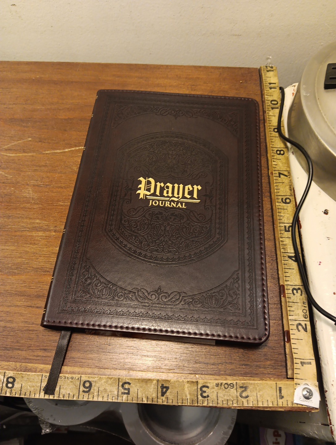 Prayer Journal, blank book, by Christian Art Gifts Inc. 2021, Leather, Brand New