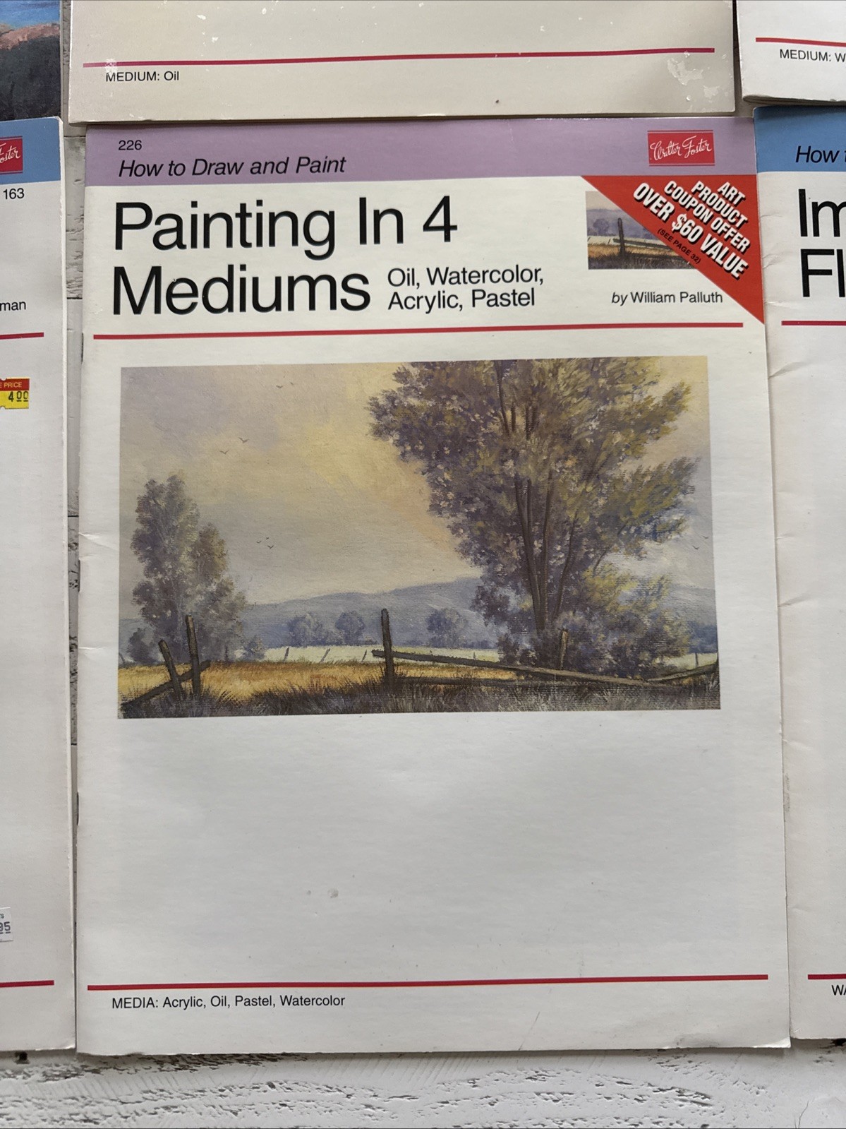 Lot of 10 Walter T Foster Art Books Painting Watercolor Oil Flowers Seascapes