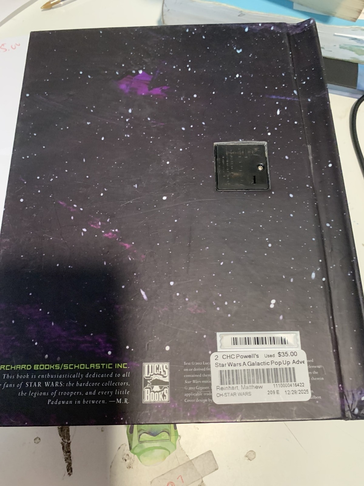 Star Wars A Galactic Pop-Up Adventure Matthew Reinhart Pop-Up Book Used