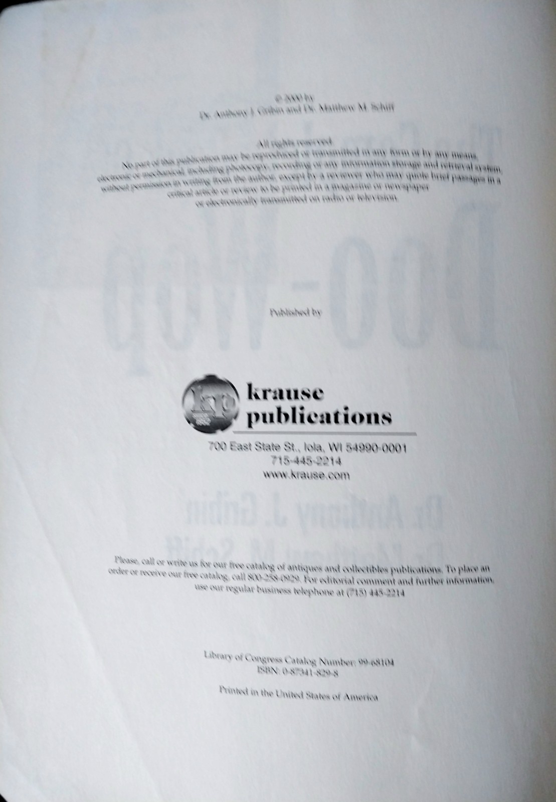 Gribin & Schiff – The Complete Book of Doowop – Krause Publications 2000