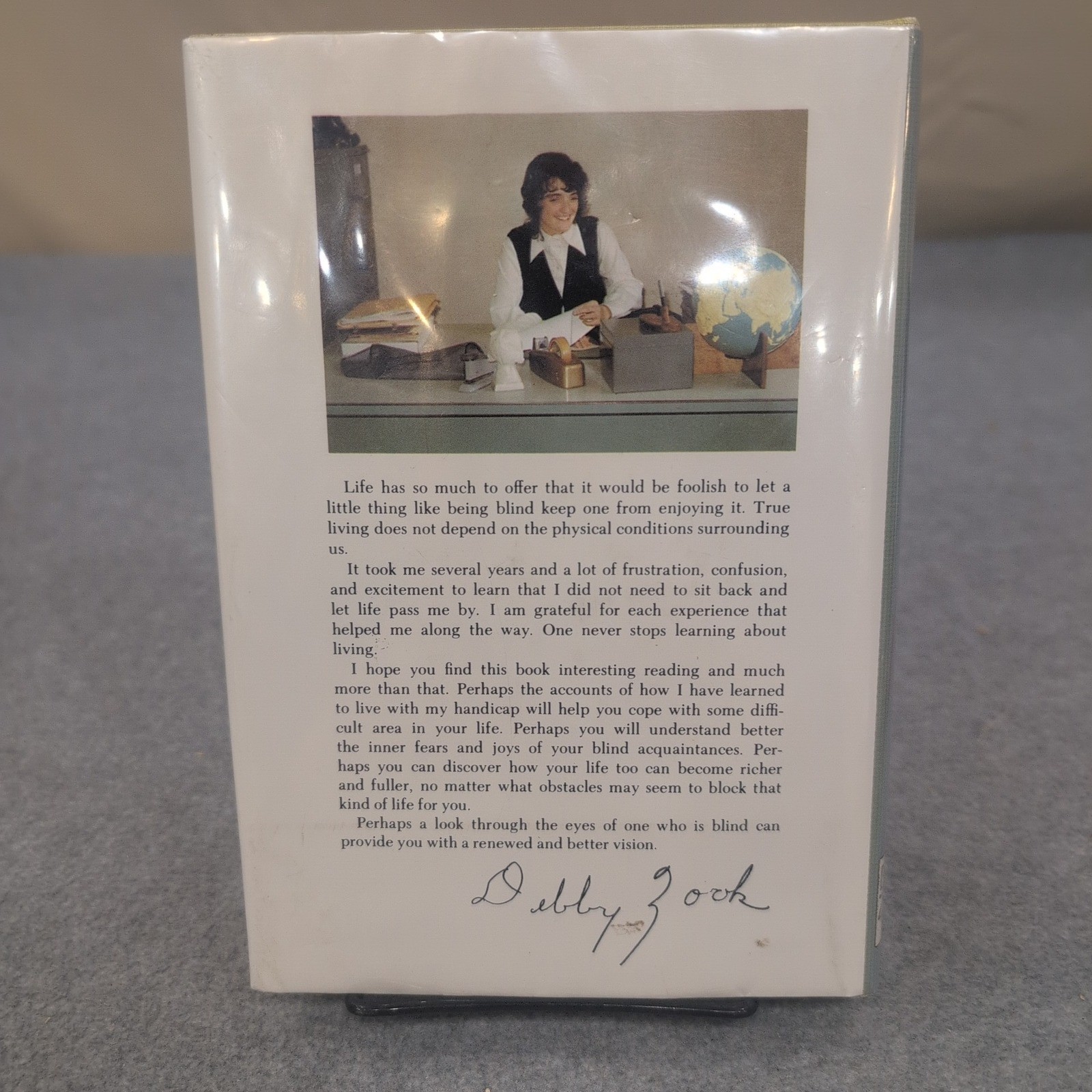 Debby by Deborah Zook 1974 Hardcover Herald Press Autobiography Blindness Memoir