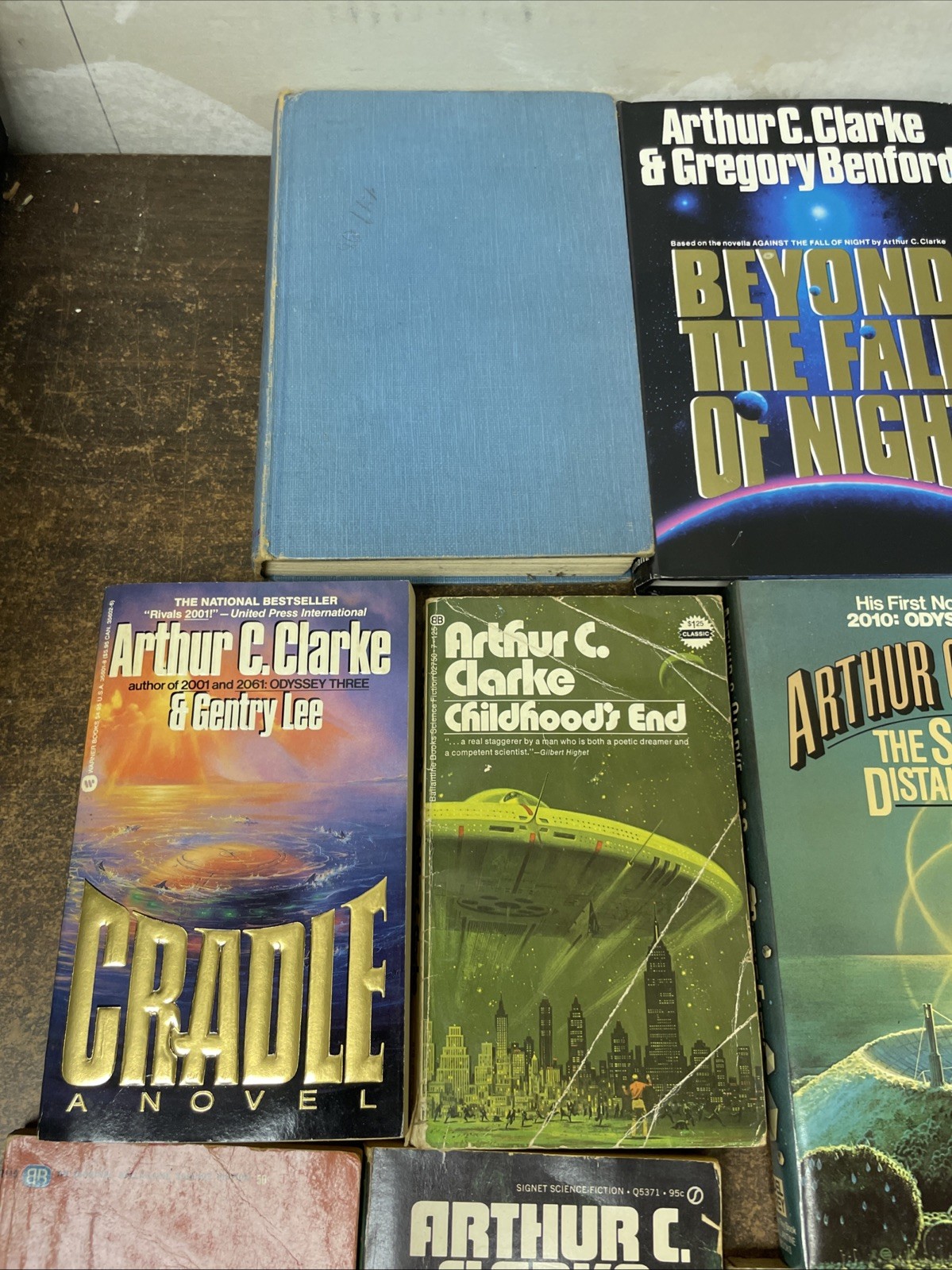 Arthur C. Clarke Lot of 15 Vintage Science Fiction PB HC Books Collection