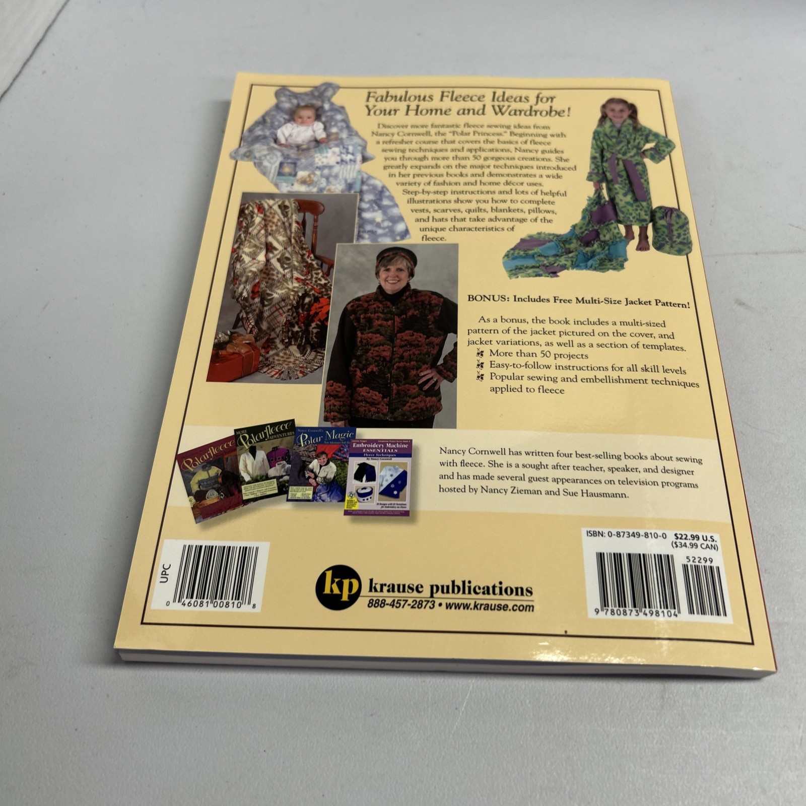 Nancy Cornwell’s More Polar Magic: Expanded Fleece Techniques 158 Pages