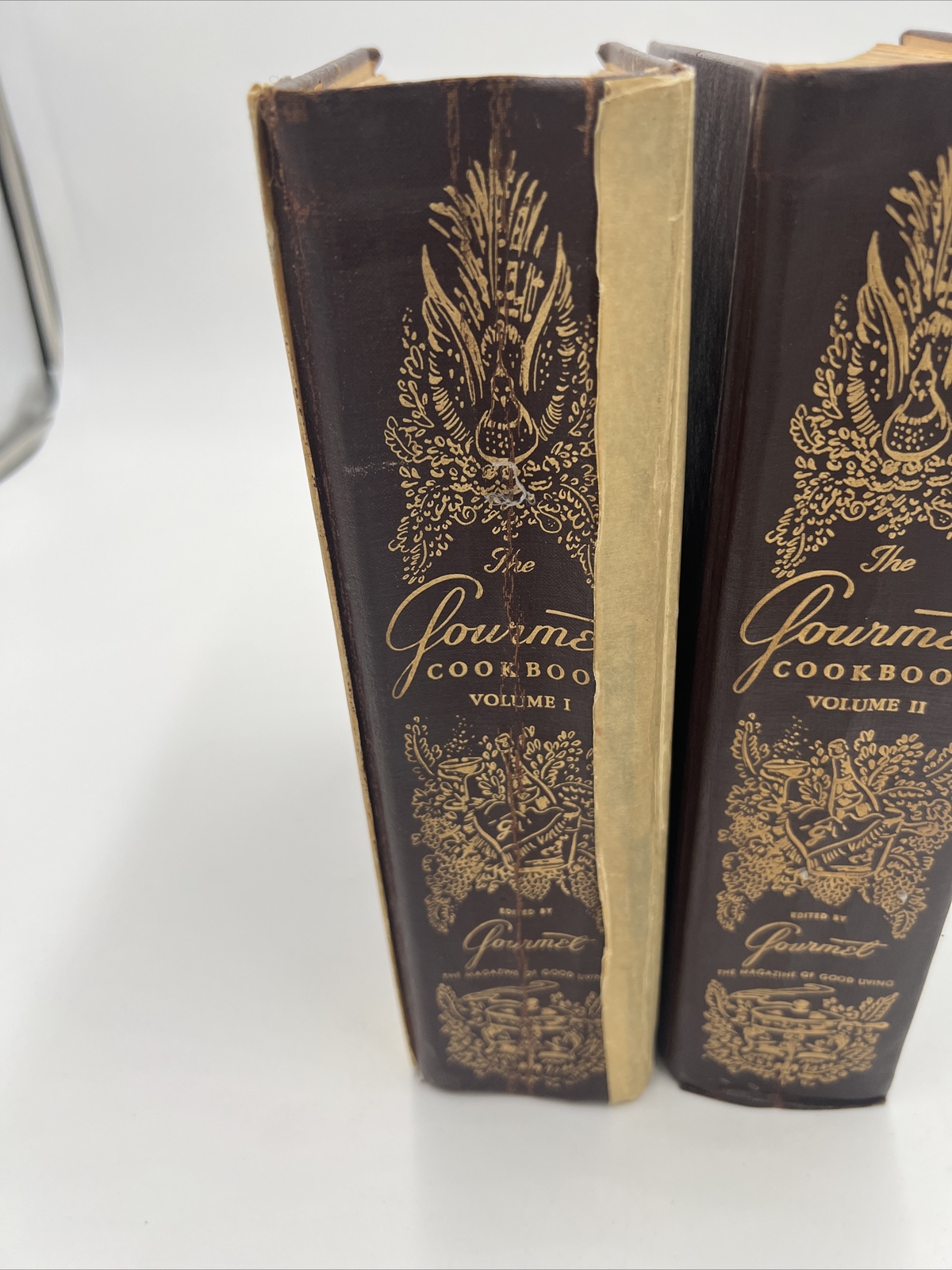 Vintage 1960 The Gourmet Cookbook Revised Volume 1 & Volume 2 Hardcover