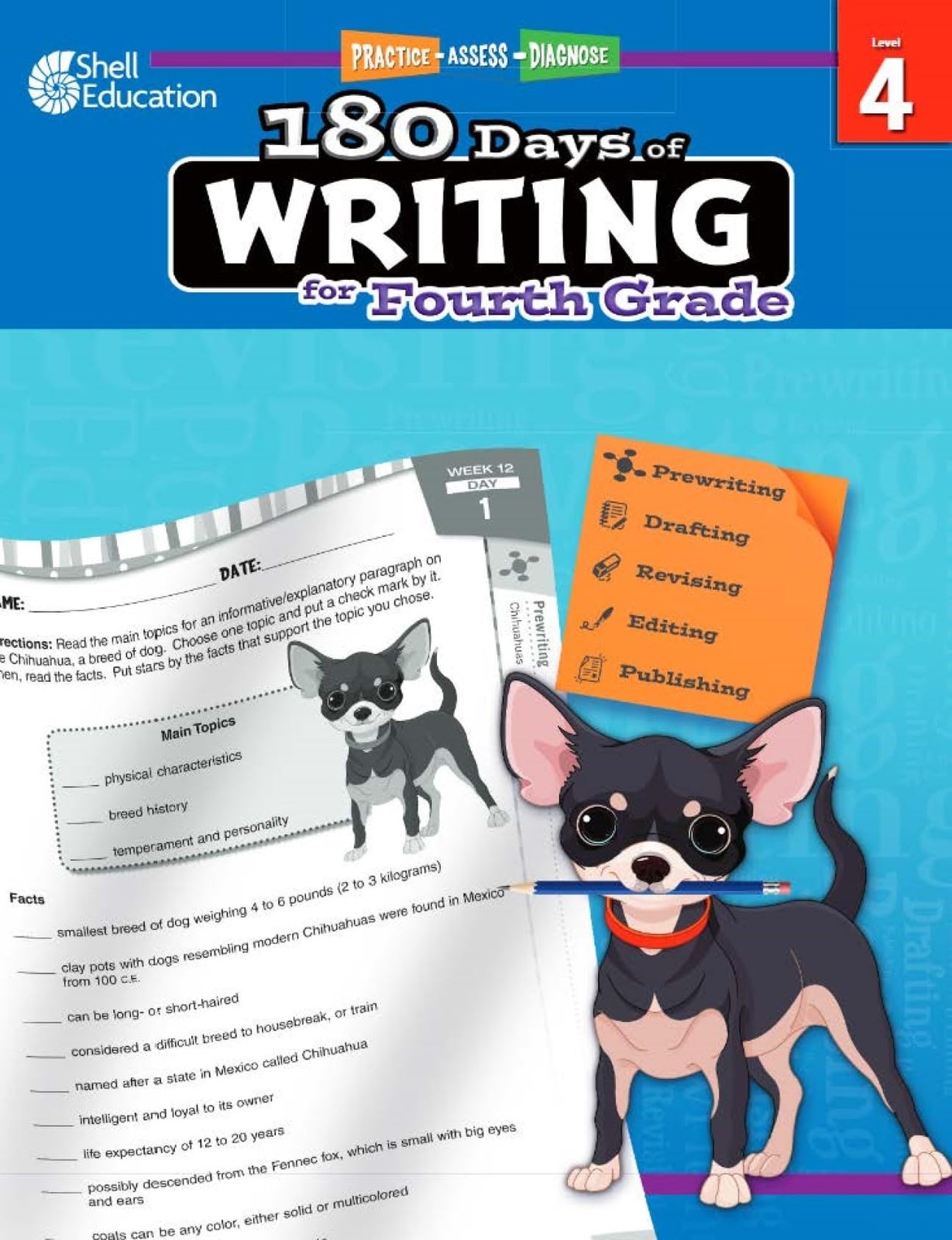 180 Days™: Writing Workbook for 4th Grade Ages 9–10 | Paragraph Writing,…