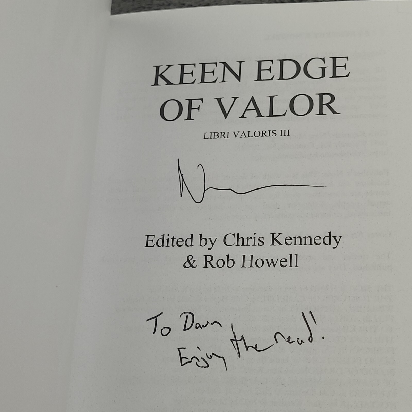 Keen Edge of Valor Libri Valoris Book Three Many Stories From Different Authors