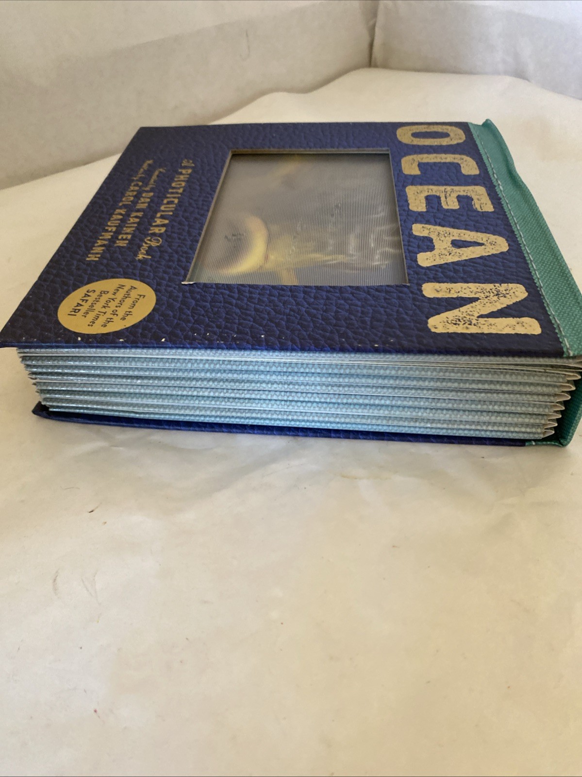 Ocean : A Photicular Book by Carol Kaufmann and Dan Kainen (2014, Hardcover)