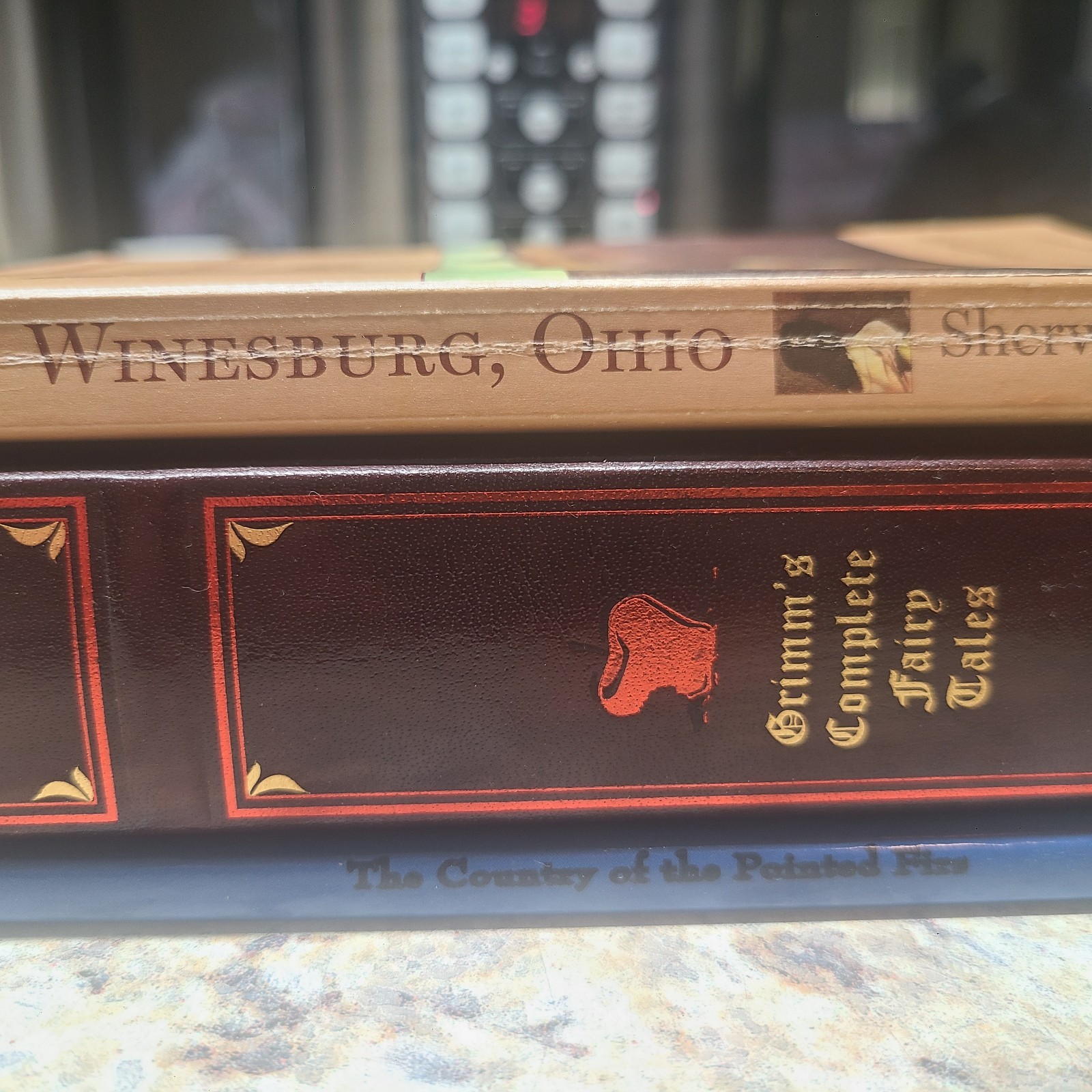 Brother Grimm’s Complete Fairy Tales Leather Winesburg, Ohio Pointed Firs Lot