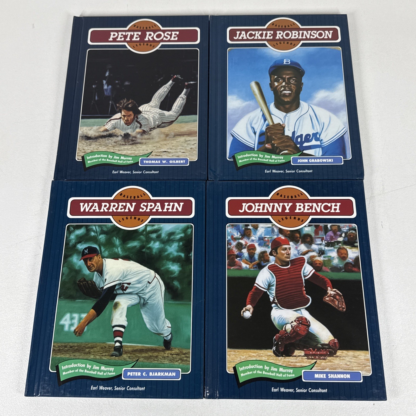 Baseball Legends Chelsea House Complete 34 Volume Set with ORIGINAL BOX MLB