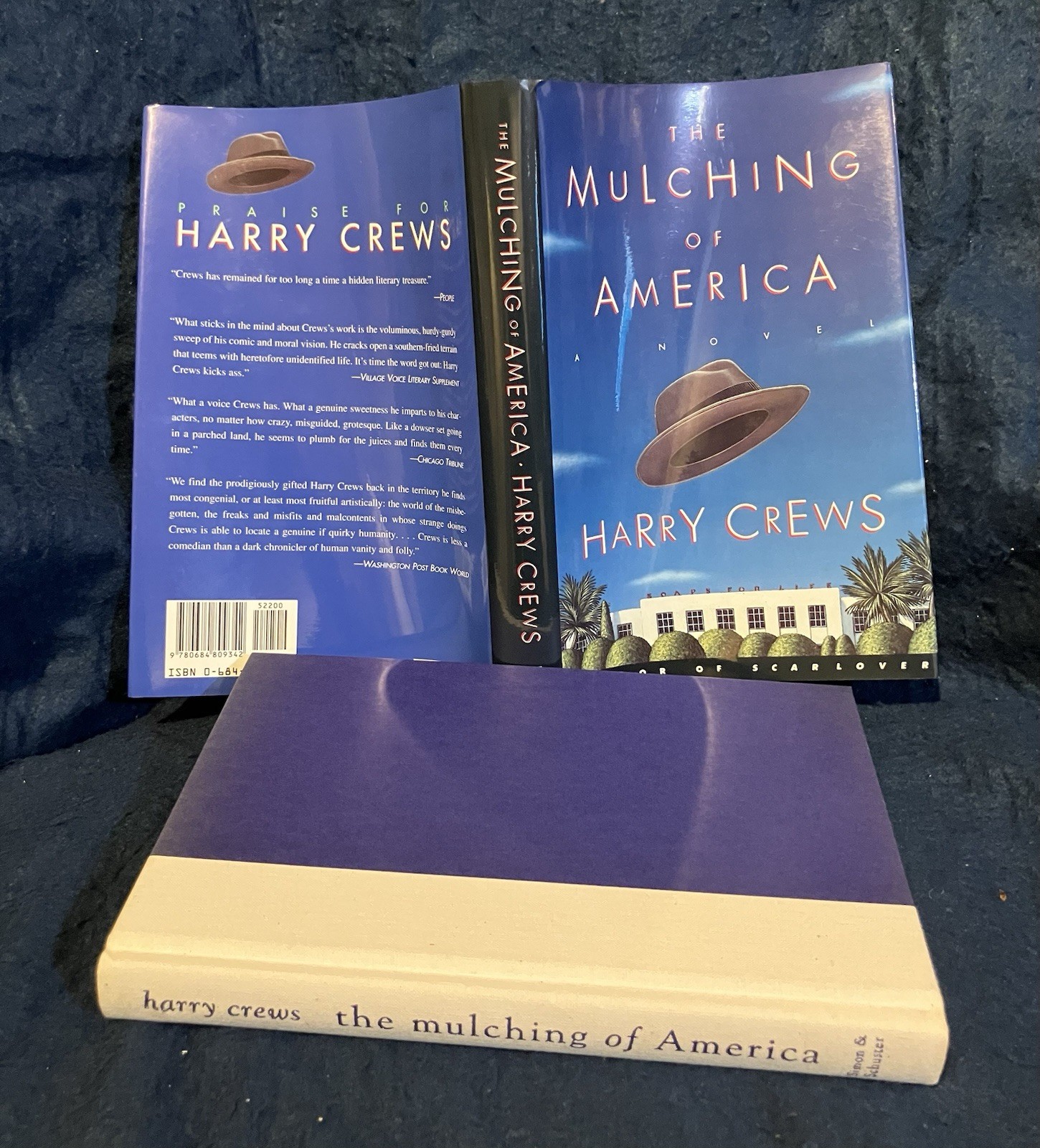 Harry Crews SIGNED The Mulching of America 1st / 1st HC unclip. DJ NEW UNREAD