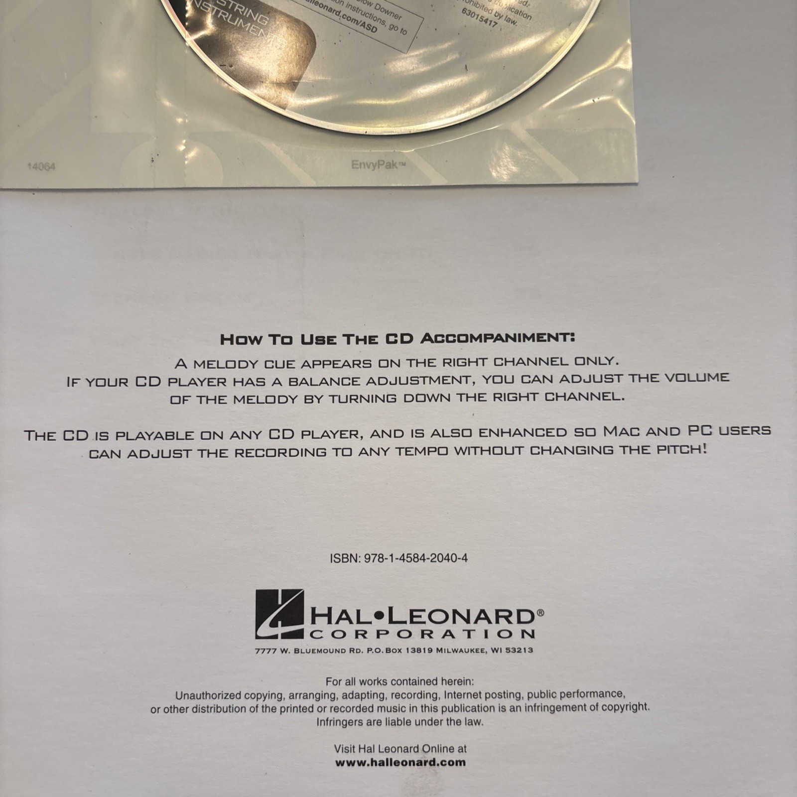 Women of Pop: Cello With CD by Hal Leonard Page Corners Cut See Photos