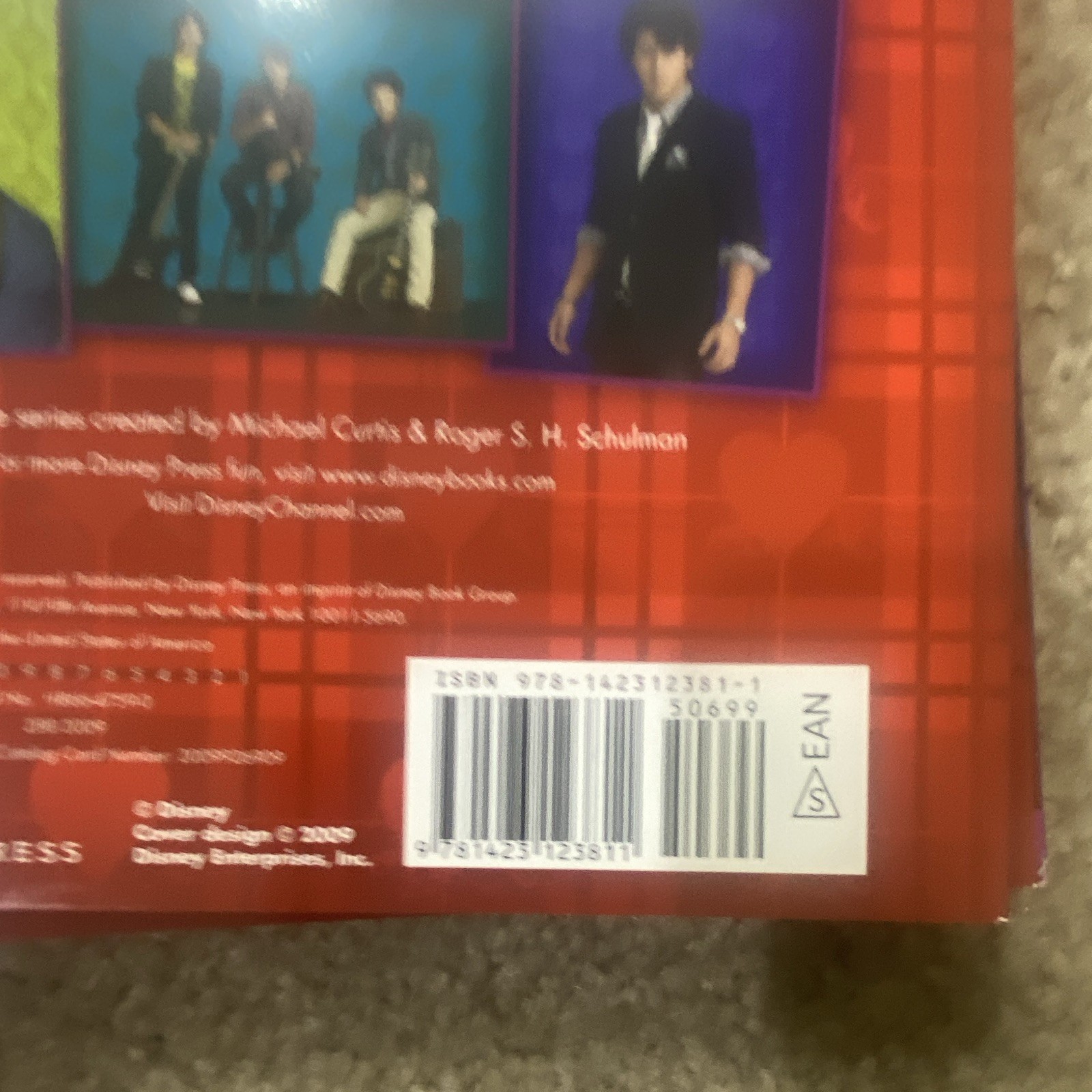 Disney Press Jonas 4Ever Yours Rockin’ Valentines Hardcover 2009 English