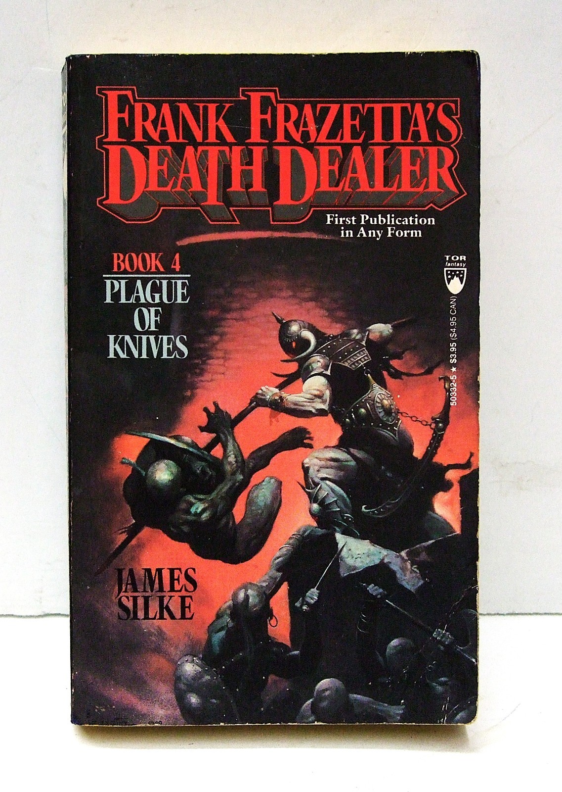 Frank Frazetta’s Death Dealer: Book 4 Plague of Knives James Silke 1st Printing