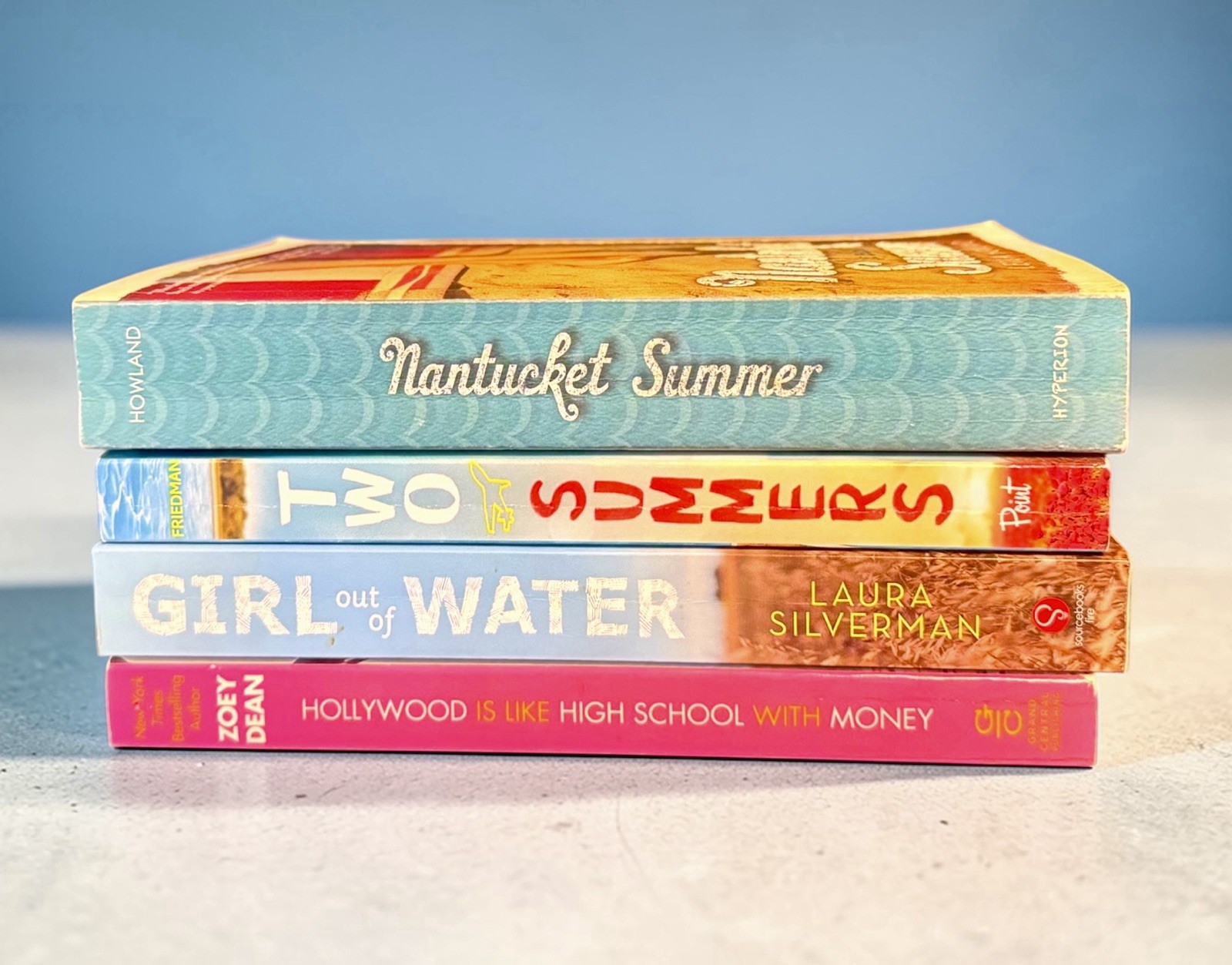 YA Book Lot Summer Romance Beach Reads Teen Fiction Mixed Set