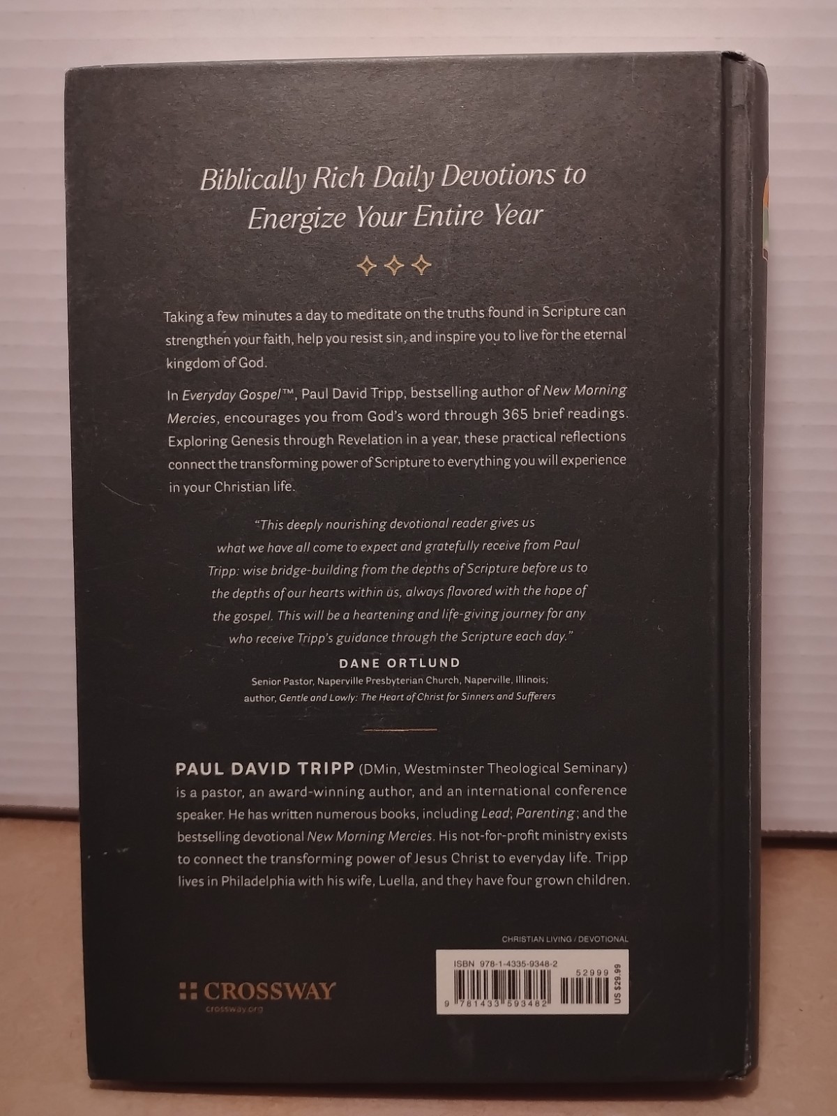 Everyday Gospel by Paul David Tripp – 2024 – Hardcover Daily Devotional