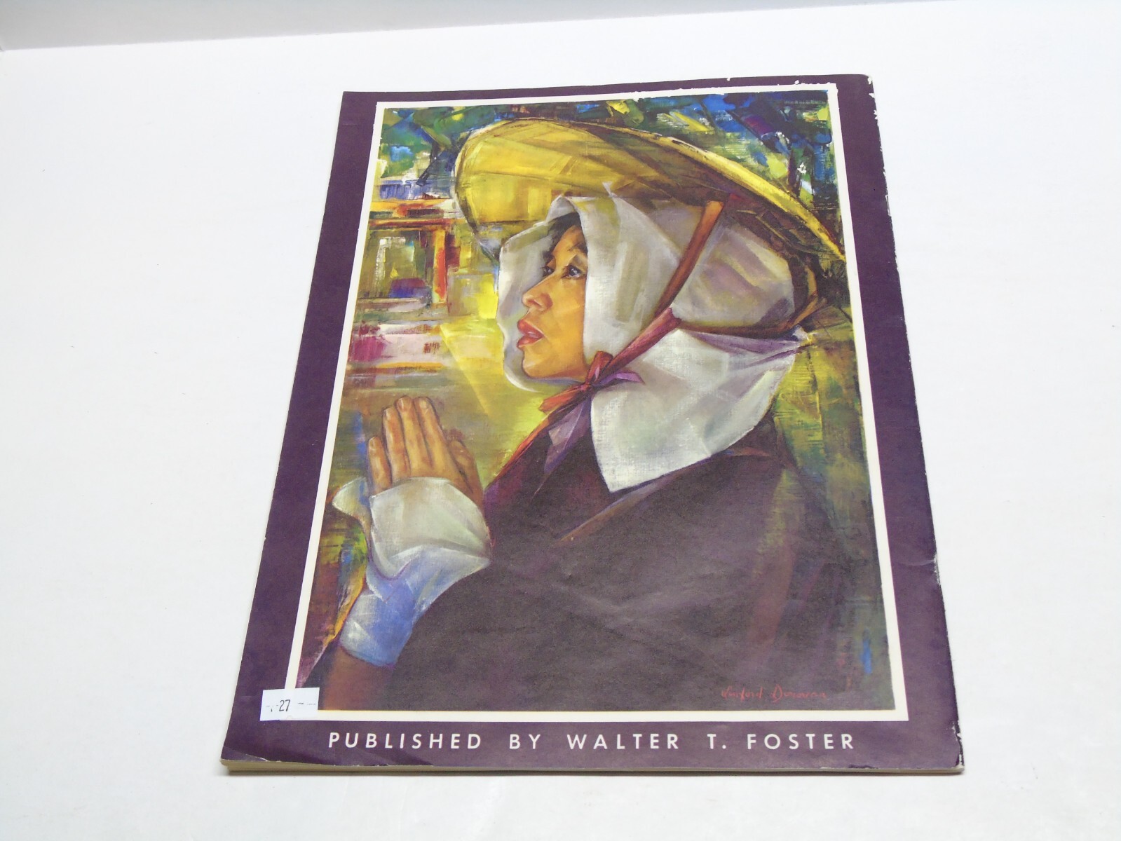 Lot of 4 Vintage WALTER T FOSTER Publication Figures, Portraits, Landscapes…