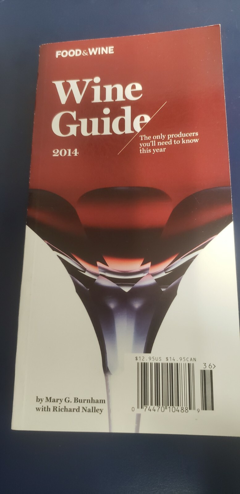 Lot of 3 Food & Wine Guides 2013 2014 2015 Paperbacks all like NEW